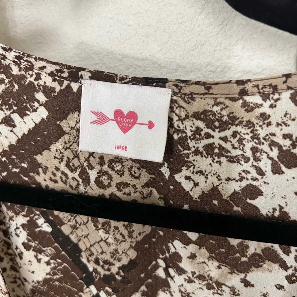 Buddy Love Snake Print Dress - Picture 3 of 3